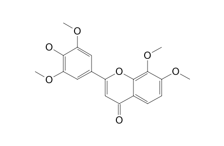 4'-HYDROXY-7,8,3',5'-TETRAMETHOXY-FLAVONE