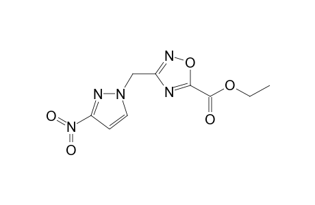 Ethyl 3-[(3-nitro-1H-pyrazol-1-yl)methyl]-1,2,4-oxadiazole-5-carboxylate