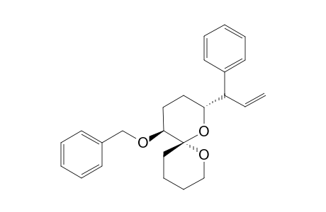 (2R*,5S*,6S*)-2-(1'-PHENYL-PROP-2'-ENYL)-5-BENZYLOXY-1,7-DIOXASPIRO-[5.5]-UNDECANE