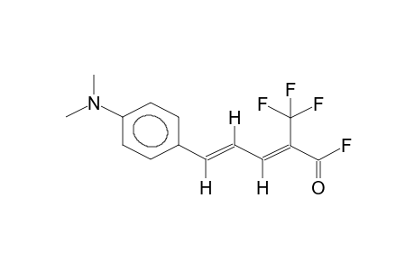 5-(PARA-DIMETHYLAMINOPHENYL)-2-TRIFLUOROMETHYL-2,4-PENTADIENOYLFLUORIDE