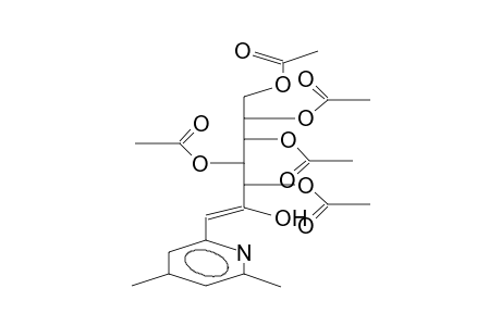 4,6-DIMETHYL-2-(3,4,5,6,7-PENTA-O-ACETYL-D-GLUCOHEPTANOYL)PYRIDINE(ENOL)