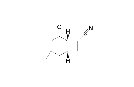 1-ALPHA,6-ALPHA-3,3-DIMETHYL-5-OXOBICYCLO-[4.2.0]-OCTANE-7-ENDO-CARBONITRILE