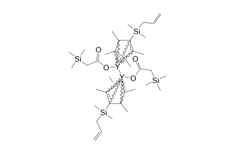 [[(C5ME4)SIME2(CH2CH=CH2)]Y(O2CCH2SIME3)2]2