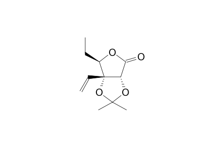 (3aR,6R,6aR)-6a-ethenyl-6-ethyl-2,2-dimethyl-3a,6-dihydrofuro[4,3-d][1,3]dioxol-4-one