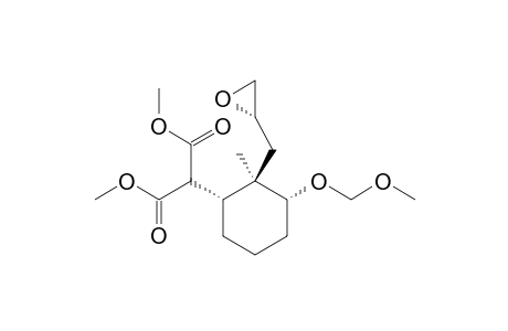 DIMETHYL-(1'R*,2'R*,2''S*,3'R*)-[2'-(2'',3''-EPOXYPROPYL)-3'-METHOXYMETHYLOXY-2'-METHYLCYClOHEXYL]-MALONATE