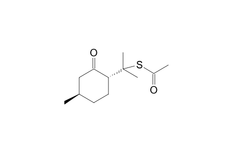 Ethanethioic acid <S-, [1-methyl-, 1-(4-methyl-, 2-oxocyclohexyl)ethyl]-, trans-> ester