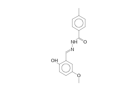 4-Methylbenzamide, N-(2-hydroxy-5-methoxybenzylidenamino)-