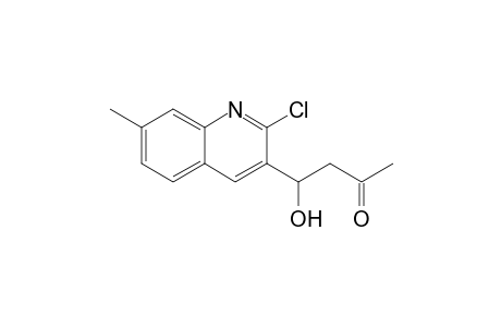 4-(2-Chloranyl-7-methyl-quinolin-3-yl)-4-oxidanyl-butan-2-one