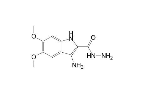 3-amino-5,6-dimethoxy-1H-indole-2-carbohydrazide