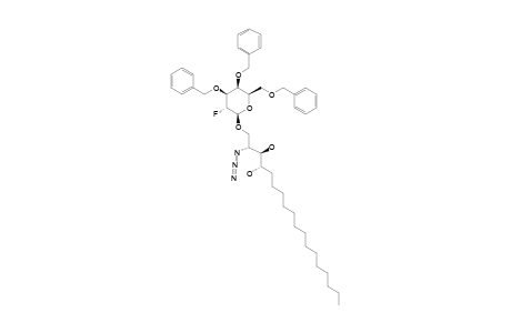 (2S,3S,4R)-2-AZIDO-3,4-DI-O-BENZYL-1-O-(3,4,6-TRI-O-BENZYL-2-DEOXY-2-FLUORO-BETA-D-GALACTOPYRANOSYL)-1,3,4-OCTADECANETRIOL