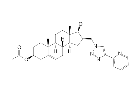 3-BETA-ACETOXY-16-BETA-[4-(2-PYRIDYL)-1H-1,2,3-TRIAZOL-1-YLMETHYL]-ANDROST-5-EN-17-BETA-OL