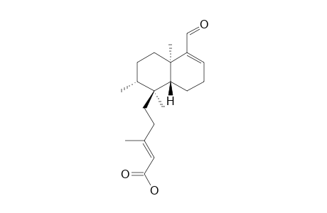 18-OXO-3,13E-ClERODIEN-15-OIC-ACID