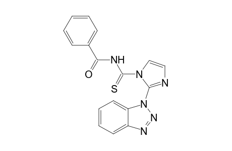 1-{[3-(N-Benzoylamido)thiocarbonyl]imidazol-2-yl}benzotriazole