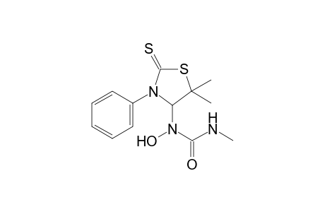 N-(5,5-Dimethyl-3-phenyl-2-thioxo-1,3-thiazolidin-4-yl)-N-hydroxy-N'-methylurea