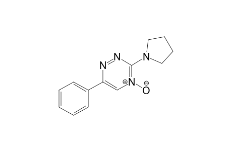 3-Pyrrolidino-6-phenyl-1,2,4-triazine 4-oxide