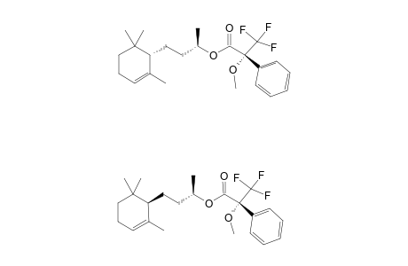 7,8-DIHYDRO-ALPHA-IONOL-(S)-2-METHOXY-2-PHENYL-2-TRIFLUOROMETHYL-ACETIC-ACID-ESTER