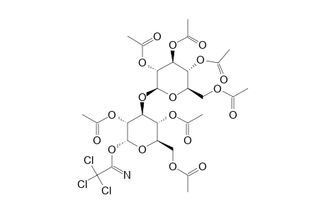 2,4,6-TRI-O-ACETYL-3-O-(TETRA-O-ACETYL-BETA-D-GLUCOPYRANOSYL)-ALPHA-D-GLUCOPYRANOSYL-TRICHLOROACETIMIDATE