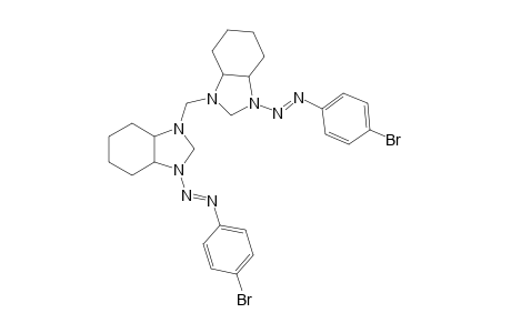 #6H;1-[2-(PARA-BROMOPHENYL)-1-DIAZENYL]-3-[[3-[2-(PARA-BROMOPHENYL)-1-DIAZENYL]-PERHYDROBENZO-[D]-IMIDAZOL-1-YL]-METHYL]-PERHYDROBENZO-[D]-IMIDAZOLE