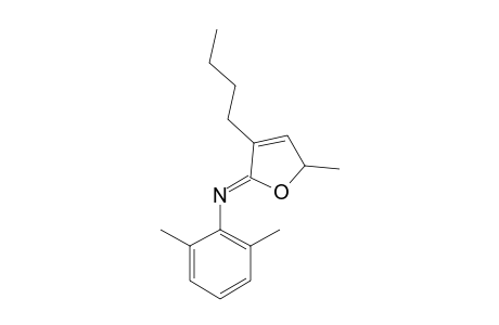 2,6-DIMETHYL-N-(5-METHYL-3-BUTYL-2(5H)-FURANYLIDENE)-BENZENAMINE