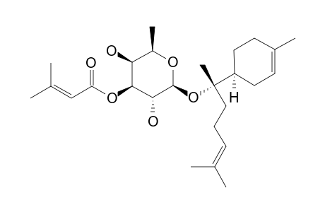 O-3'-SENECIOYL-ALPHA-BISABOLOL_BETA-D-FUCOPYRANOSIDE