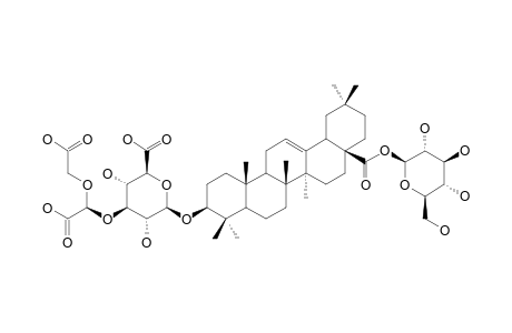 3-O-[2'-(2''-O-GLYCOLYL)-GLYOXYLYL-BETA-D-GLUCURONOPYRANOSYL]-28-O-BETA-D-GLUCOPYRANOSYL-OLEAN-12-EN-3-BETA-OL-28-OIC-ACID