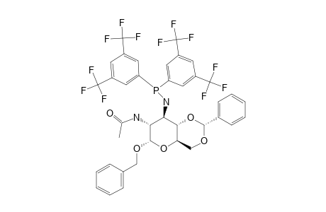 #30B;BENZYL-2-ACETAMIDO-4,6-O-BENZYLIDENE-3-[[BIS-(ALPHA,ALPHA,ALPHA,ALPHA',ALPHA',ALPHA'-HEXAFLUORO-3,5-XYLYL)-PHOSPHINO]-AMINO]-2,3-DIDEOXY-ALPHA-D-GUCOPYRAN