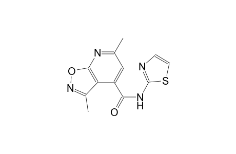 isoxazolo[5,4-b]pyridine-4-carboxamide, 3,6-dimethyl-N-(2-thiazolyl)-