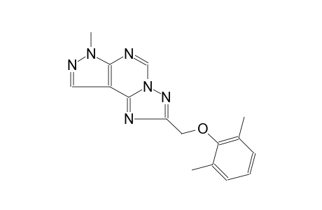 7H-pyrazolo[4,3-e][1,2,4]triazolo[1,5-c]pyrimidine, 2-[(2,6-dimethylphenoxy)methyl]-7-methyl-