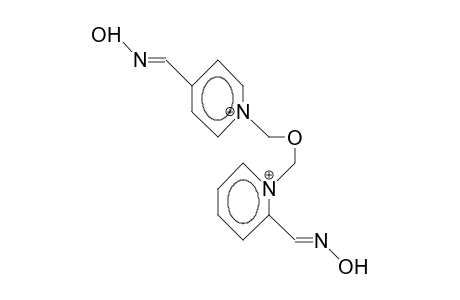 1-(2-Hydroxyiminomethyl-pyridinium)-3-(4-hydroxyiminomethyl-pyridinium)-2-oxa-propane dication