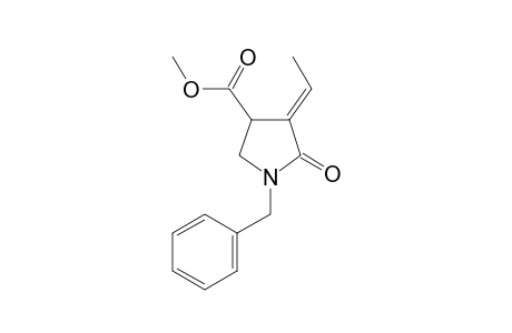 (4E)-1-(benzyl)-4-ethylidene-5-keto-pyrrolidine-3-carboxylic acid methyl ester