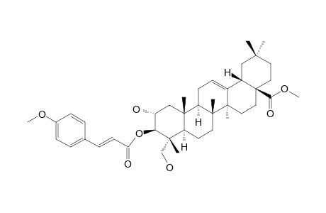 METHYL-3-BETA-O-(4''-O-METHYL-E-COUMAROYL)-ARJUNOLATE;METHYL-3-BETA-O-PARA-METHOXY-E-CINNAMOYLOXY-2-ALPHA,23-DIHYDROXYOLEAN-12-EN-28-OATE