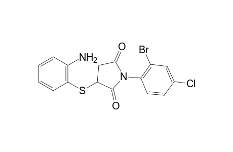 2-[(o-aminophenyl)thio]-N-(2-bromo-4-chlorophenyl)succinimide