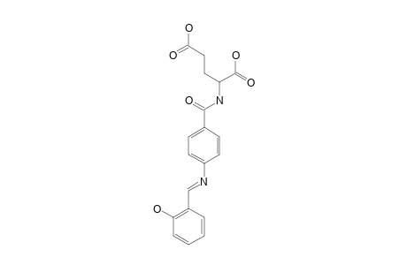 N-[4-[[(2-HYDROXYPHENYL)-METHYLENE]-AMINO]-BENZOYL]-L-GLUTAMIC-ACID