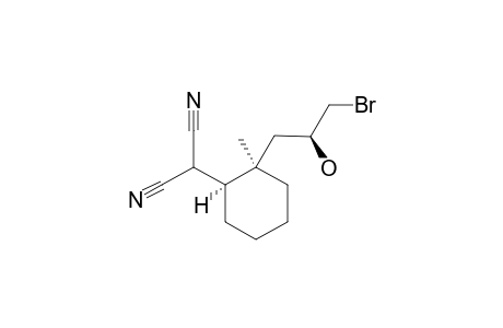 (1'R*,2'S*,2''R*)-[2'-(3''-BROMO-2''-HYDROXYPROPYL)-2'-METHYLCYCLOHEXYL]-PROPANEDINITRILE