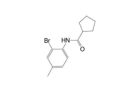 N-(2-bromo-4-methylphenyl)cyclopentanecarboxamide