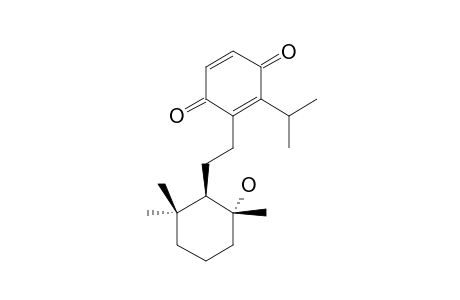 2-[2'-(2''-HYDROXY-2'',6'',6''-TRIMETHYLCYClOHEXYL)-ETHYL]-3-ISOPROPYL-PARA-BENZOQUINONE