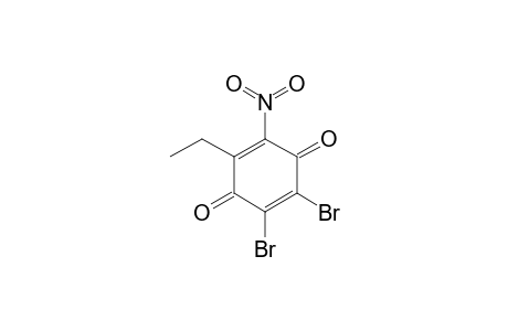 2,3-DIBROMO-5-EHTYL-6-NITRO-1,4-BENZOQUINONE