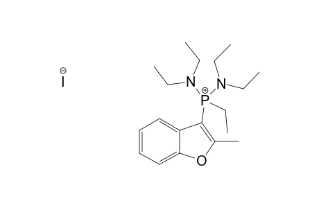 BIS-(DIETHYLAMINO)-2-METHYLBENZOFUR-3-YLETHYLPHOSPHONIUM_IODIDE