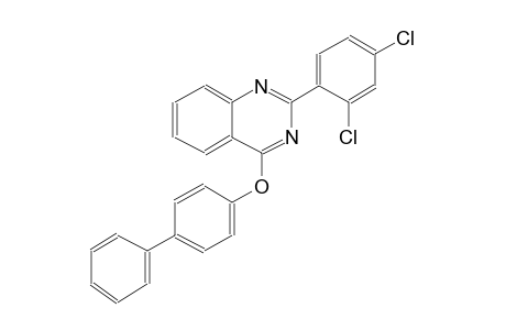 [1,1'-biphenyl]-4-yl 2-(2,4-dichlorophenyl)-4-quinazolinyl ether