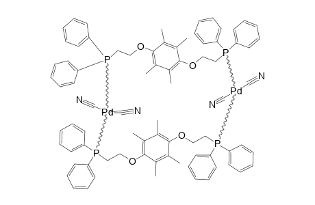 [MIU-(1-(PPH2-CH2-CH2-O)-4-(PPH2-CH2-CH2-O)C10H12)2-PD-(CN)2-PD-(CN)2]