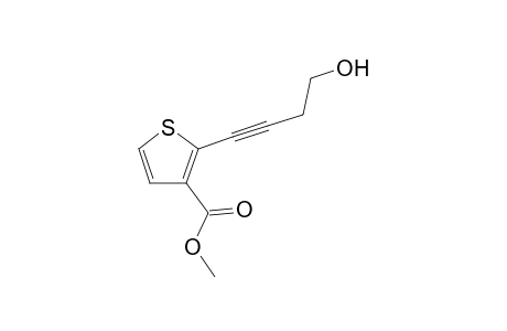 Methyl 2-(4-hydroxybut-1-yn-1-yl)thiophene-3-carboxylate