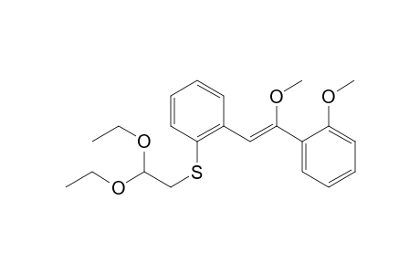 (Z)-2-{2-[2-Methoxyphenyl(methoxy)ethenyl]phenylthio}ethanone diethoxy acetal