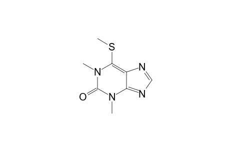 1,3-DIHYDRO-1,3-DIMETHYL-6-METHYLTHIO-2H-PURIN-2-ONE