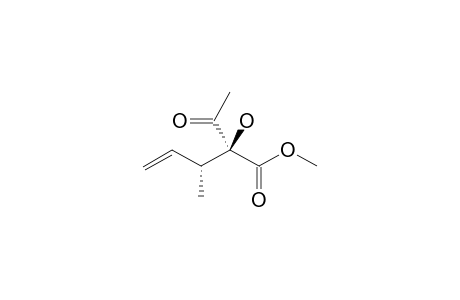 (2R*,3S*)-METHYL-2-ACETYL-2-HYDROXY-3-METHYLPENT-4-ENOATE