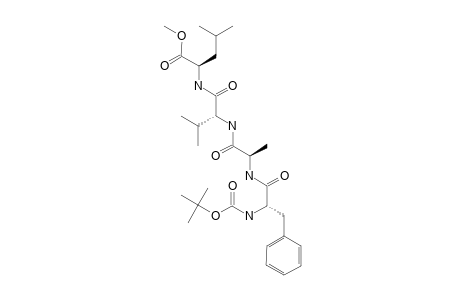 #13;((S)-2-[(S)-2-[(S)-2-((S)-2-TERT.-BUTOXYCARBONYLAMINO-3-PHENYL-PROPIONYLAMINO)-PROPIONYLAMINO]-3-METHYL-BUTYRYLAMINO)-4-METHYL-PENTANOIC-ACID-METHYLESTER