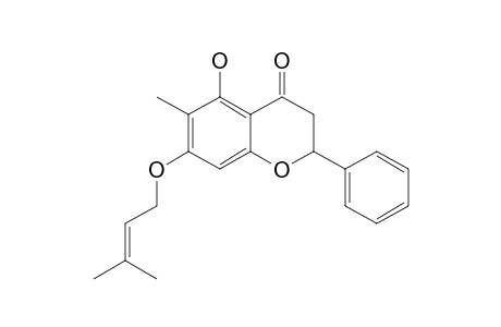 7-O-PRENYL-STROBOPININ