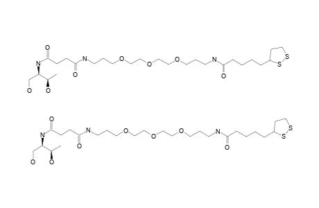 #8A;N'-[3-[2-[2-[3-[4-(DITHIOLAN-3-YL)-BUTANOYLAMINO]-PROPOXY]-ETHOXY]-ETHOXY]-PROPYL]-N-[(1R,2R)-2-HYDROXY-1-(HYDROXYMETHYL)-PROPYL]-BUTANEDIAMIDE