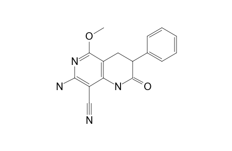 7-AMINO-8-CYANO-3,4-DIHYDRO-5-METHOXY-3-PHENYL-1,6-NAPHTHYRIDIN-2(1H)-ONE