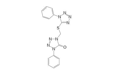 1-PHENYL-4-{[(1-PHENYL-1H-TETRAZOL-5-YL)THIO]METHYL}-2-TETRAZOLIN-5-ONE