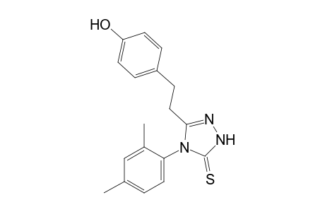 3-(p-hydroxyphenethyl)-4-(2,4-xylyl)-delta square-1,2,4-triazoline-5-thione